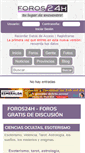 Mobile Screenshot of foros24h.com