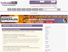 Tablet Screenshot of foros24h.com